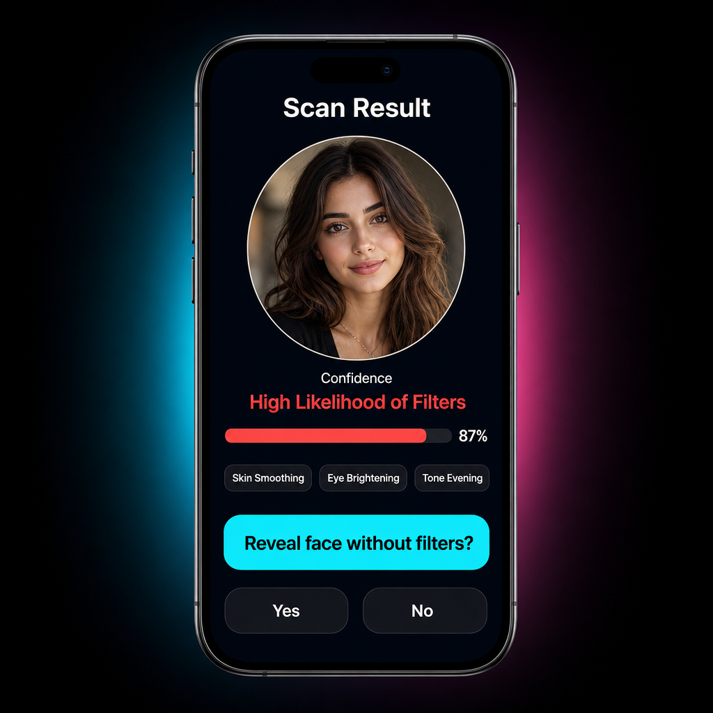 AI scans the face